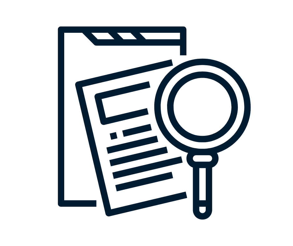 Icon of a safety incident investigation